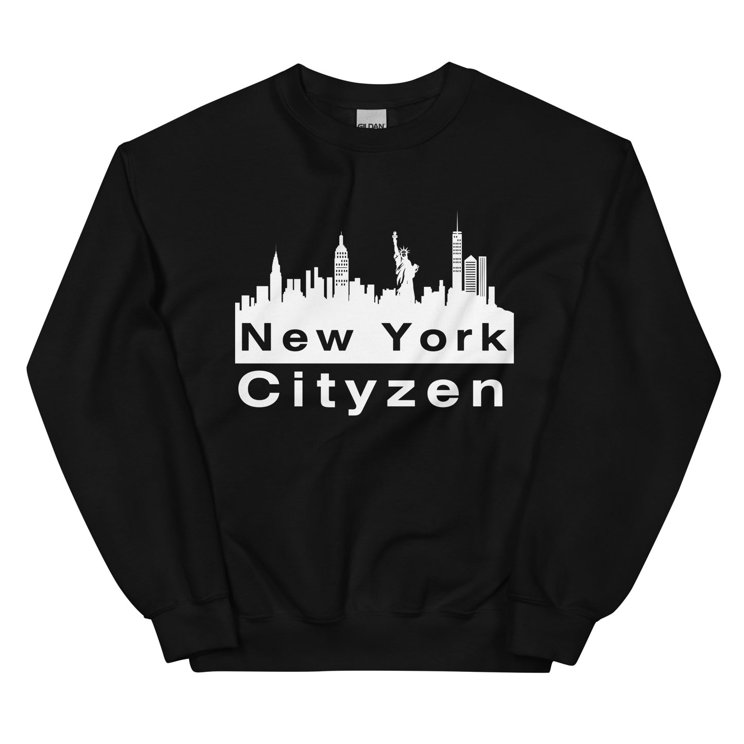 New York Cityzen Crewneck Sweatshirt Large Front Print