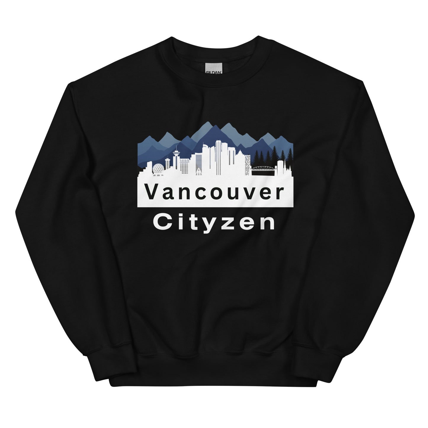 Vancouver Cityzen Crewneck Sweatshirt Large Front Print