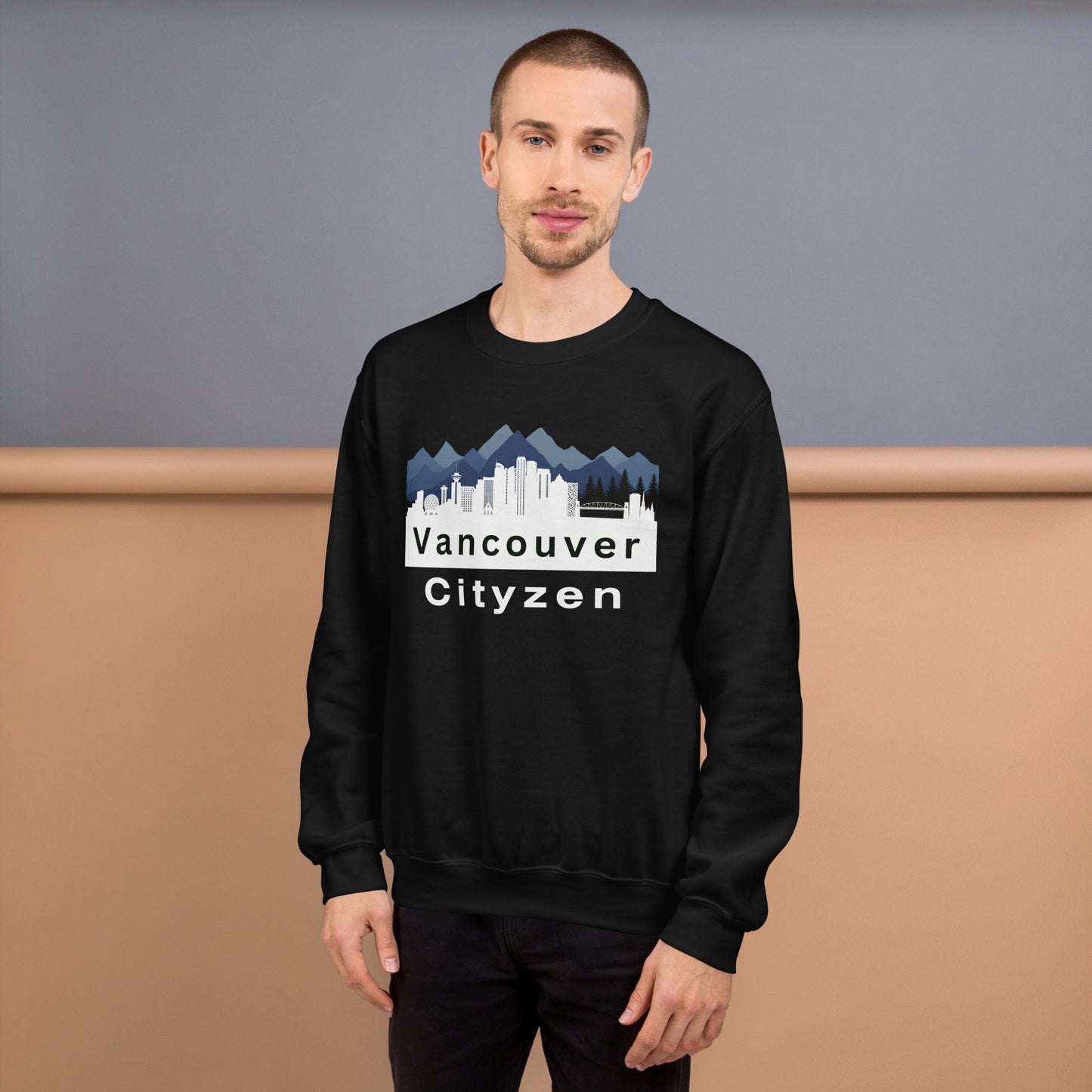 Vancouver Cityzen Crewneck Sweatshirt Large Front Print