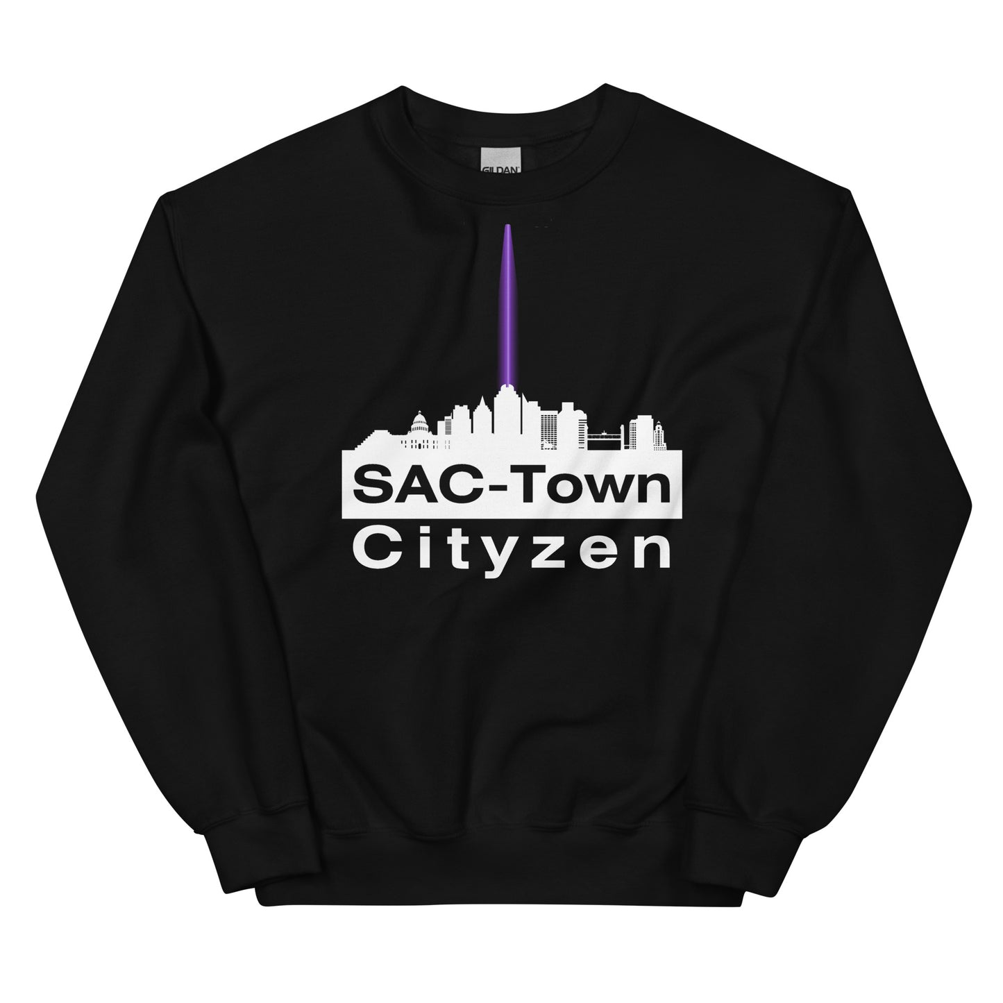 Sac Town (Sacramento) Cityzen Crewneck Sweatshirt Large Front Print