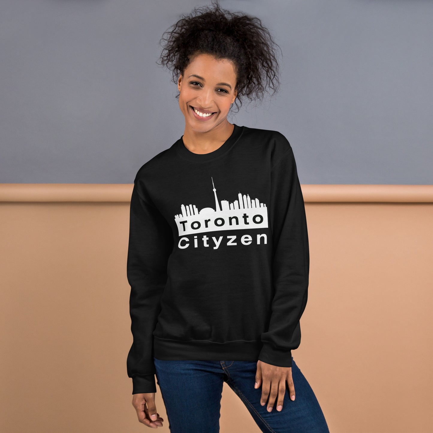 Toronto Cityzen Crewneck Sweatshirt Large Front Print