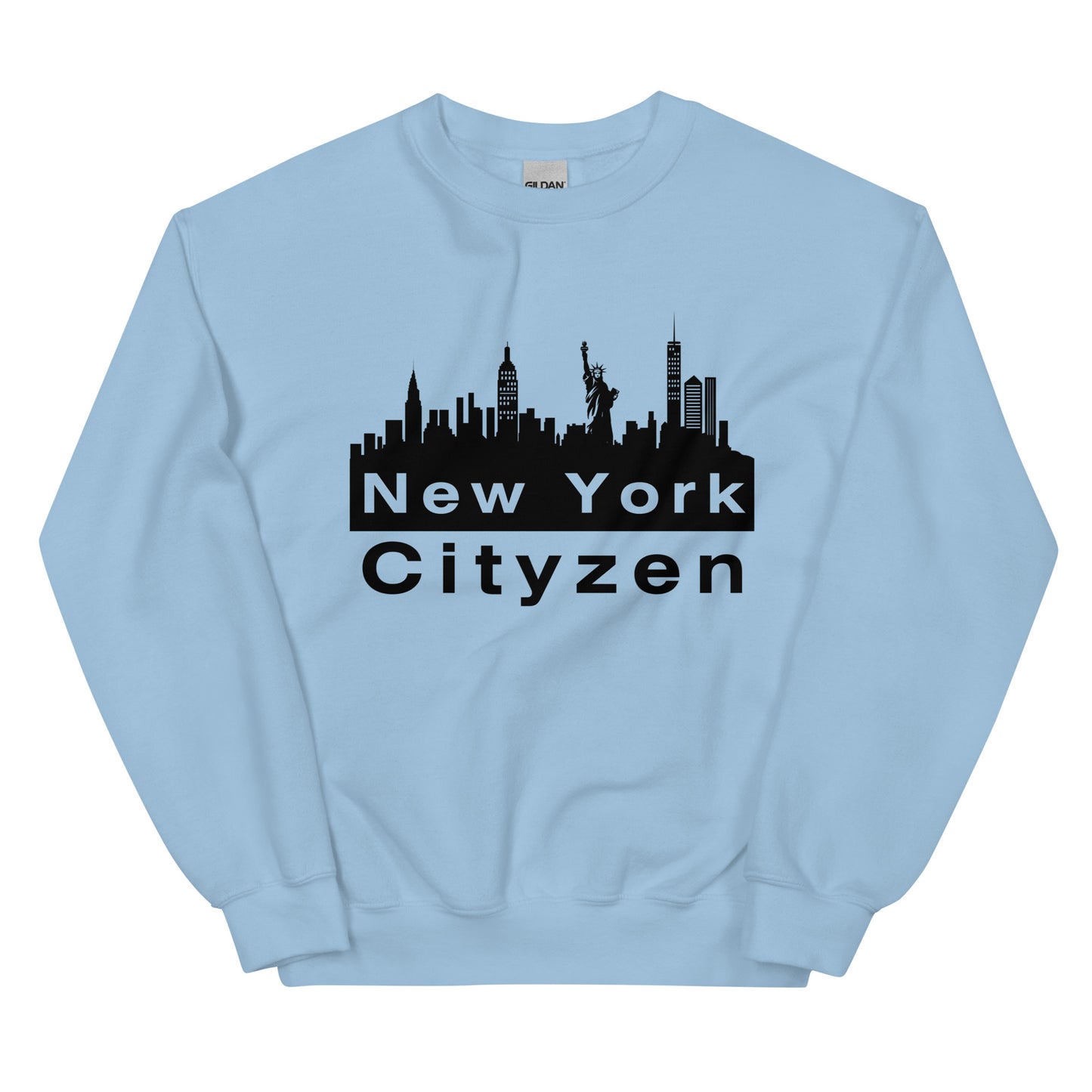 New York Cityzen Crewneck Sweatshirt Large Front Print