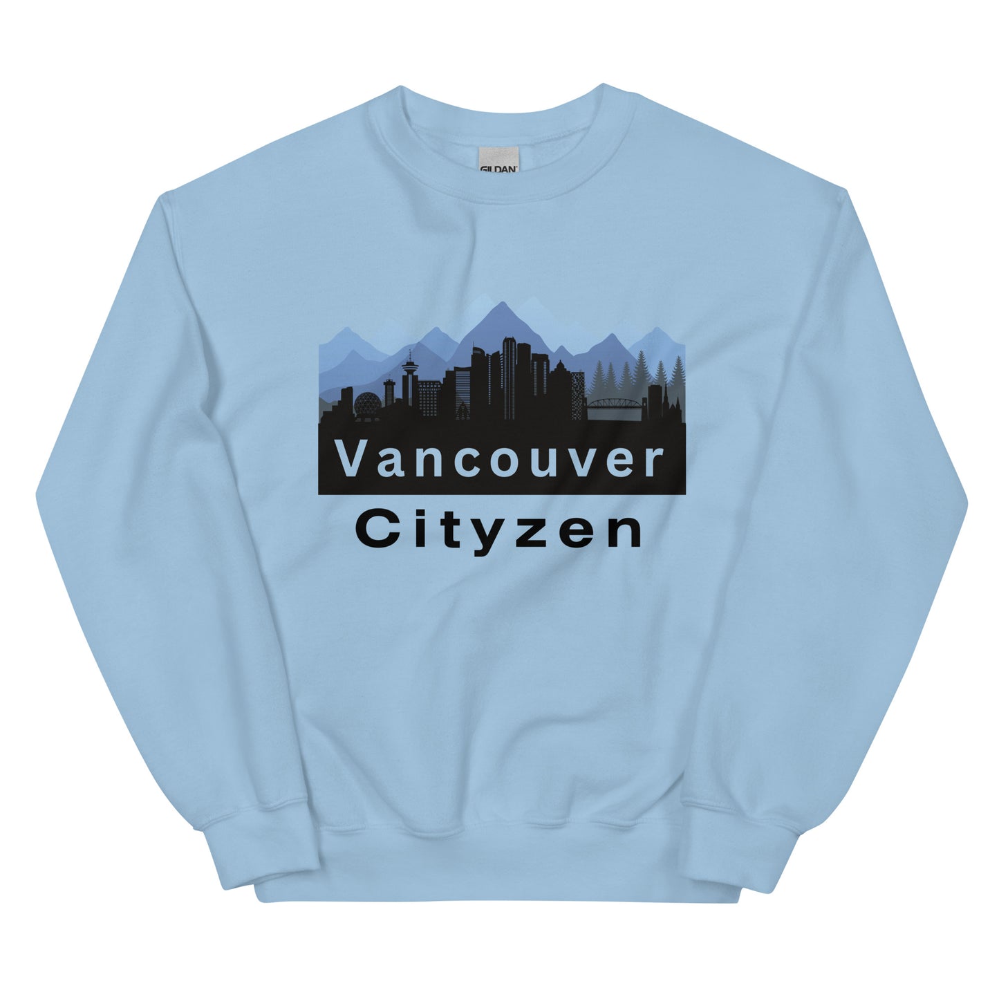 Vancouver Cityzen Crewneck Sweatshirt Large Front Print