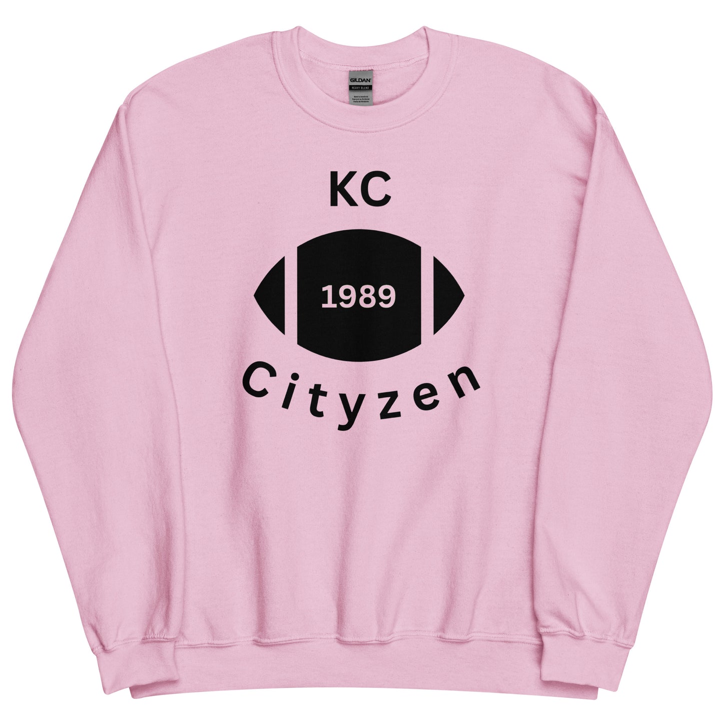 KC (Kansas City) Cityzen Crewneck Sweatshirt Large Front Print