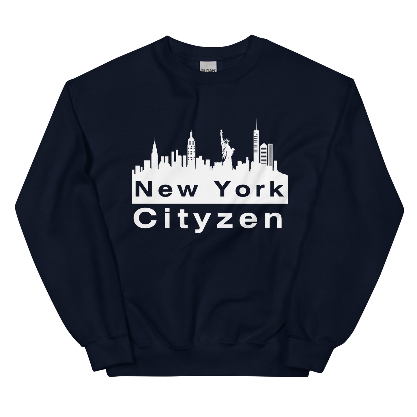 New York Cityzen Crewneck Sweatshirt Large Front Print