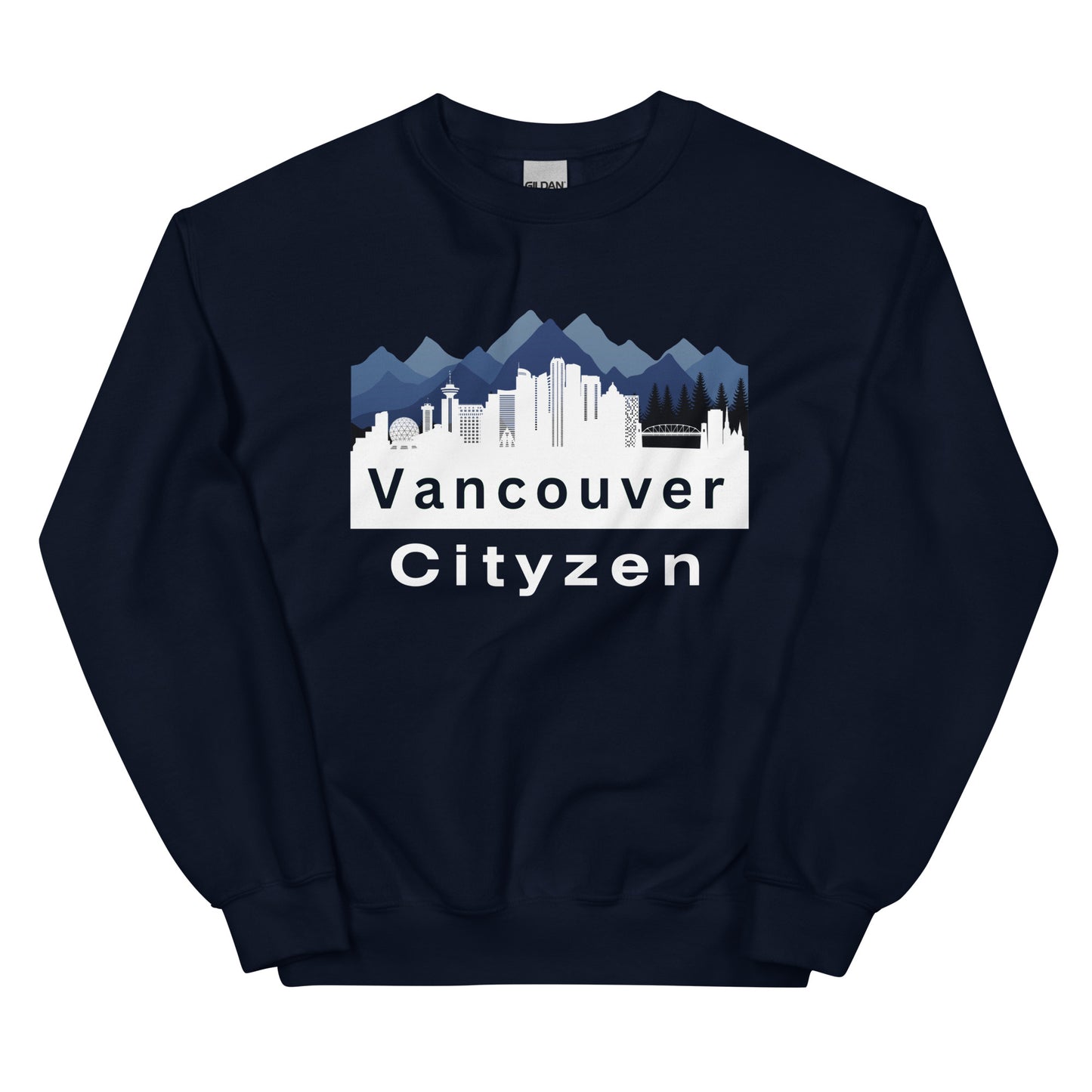 Vancouver Cityzen Crewneck Sweatshirt Large Front Print