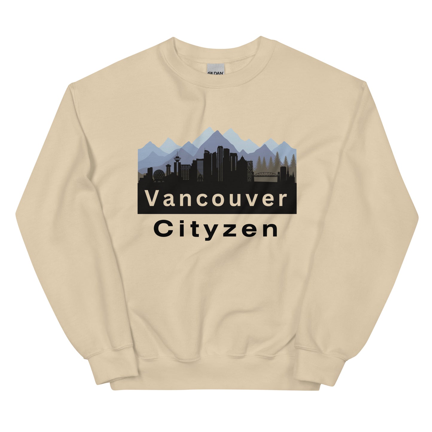 Vancouver Cityzen Crewneck Sweatshirt Large Front Print