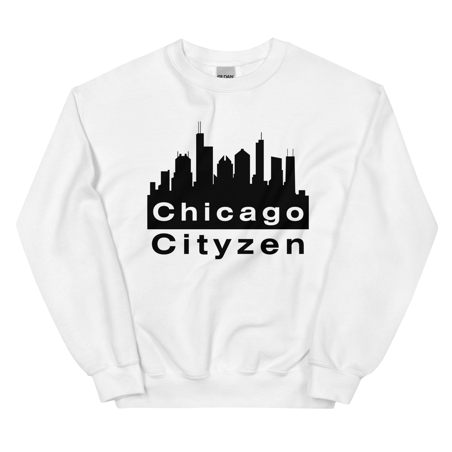 Chicago Cityzen Crewneck Sweatshirt Large Front Print