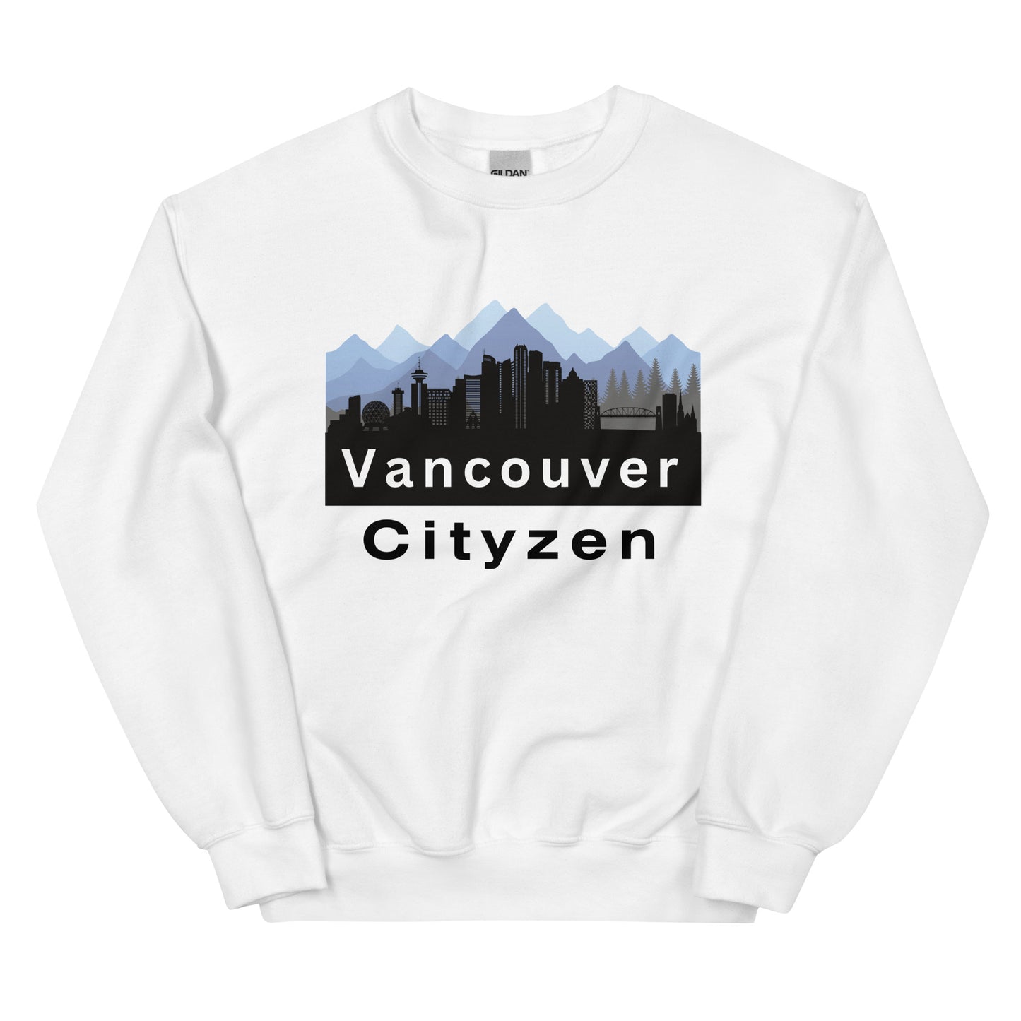 Vancouver Cityzen Crewneck Sweatshirt Large Front Print