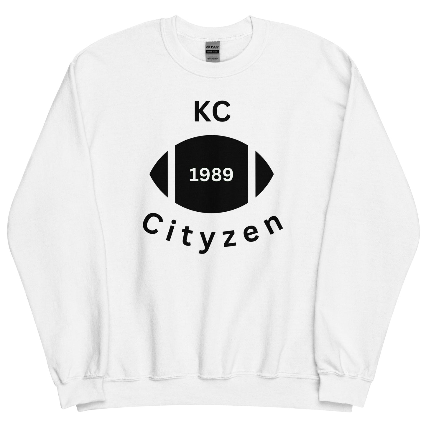 KC (Kansas City) Cityzen Crewneck Sweatshirt Large Front Print
