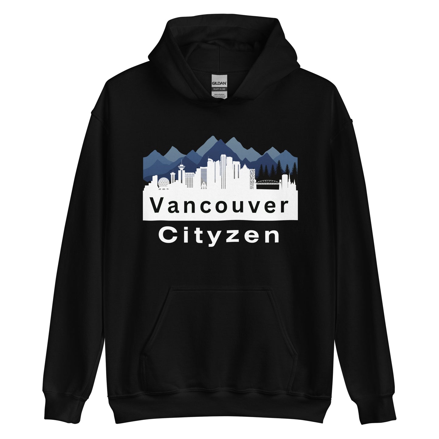 Vancouver Cityzen Hoodie Large Front Print
