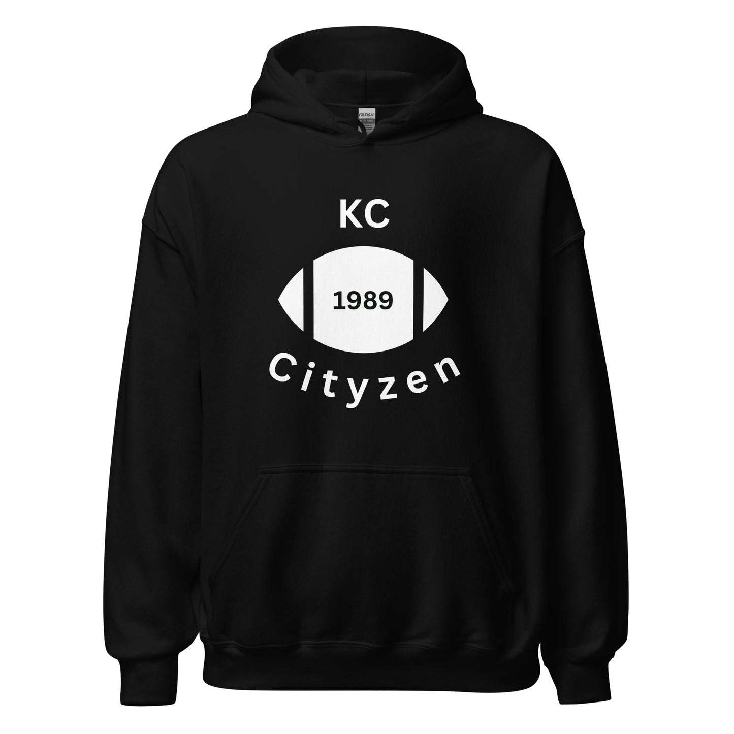 KC (Kansas City) Cityzen Hoodie Large Front Print