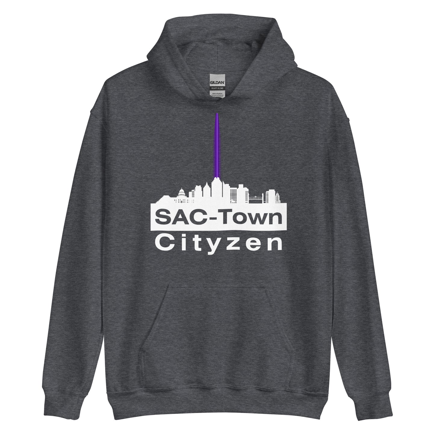 Sac Town (Sacramento) Cityzen Hoodie Large Front Print