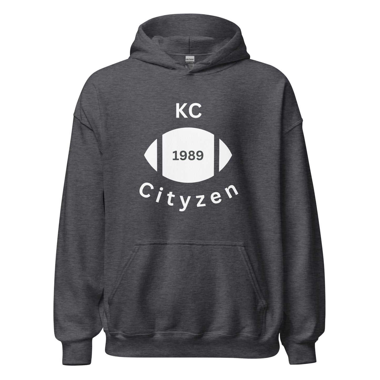 KC (Kansas City) Cityzen Hoodie Large Front Print