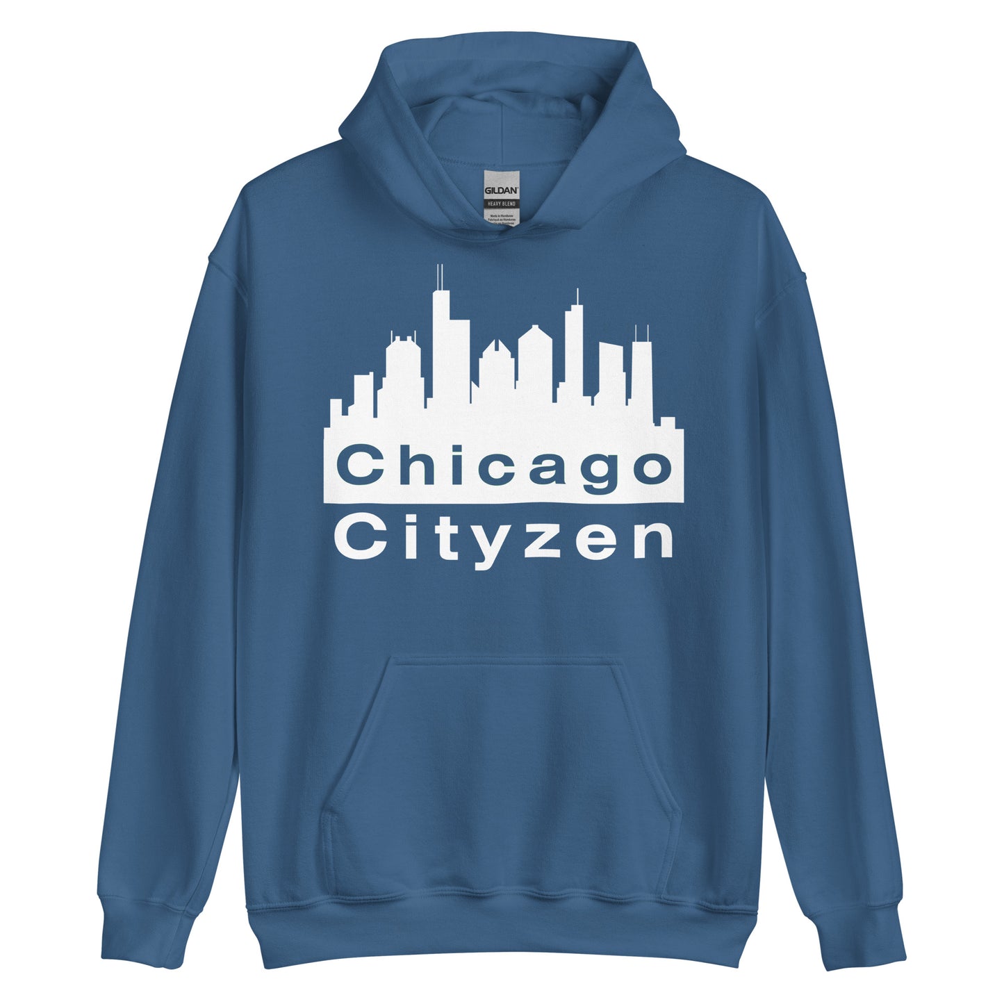 Chicago Cityzen Hoodie Large Front Print