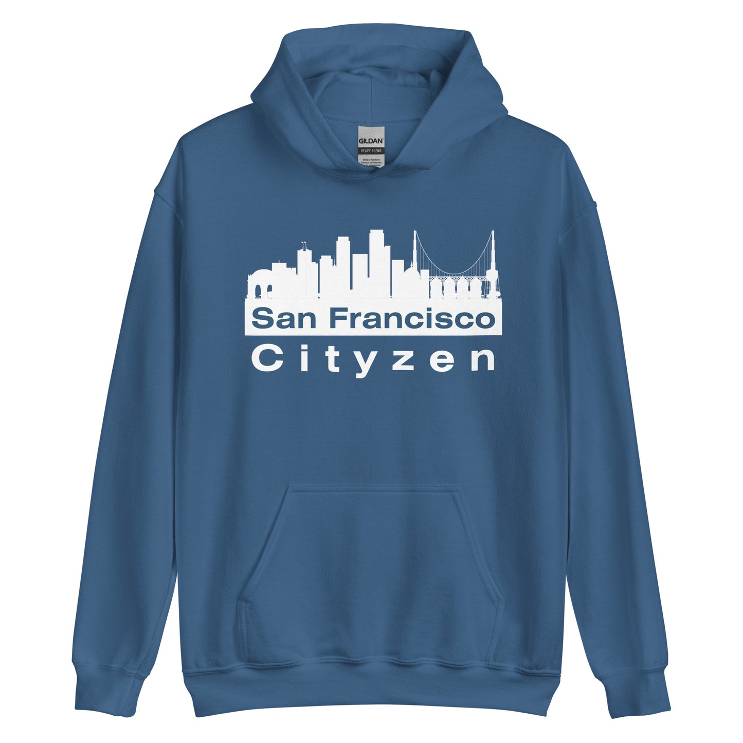 San Francisco Cityzen Hoodie Large Front Print