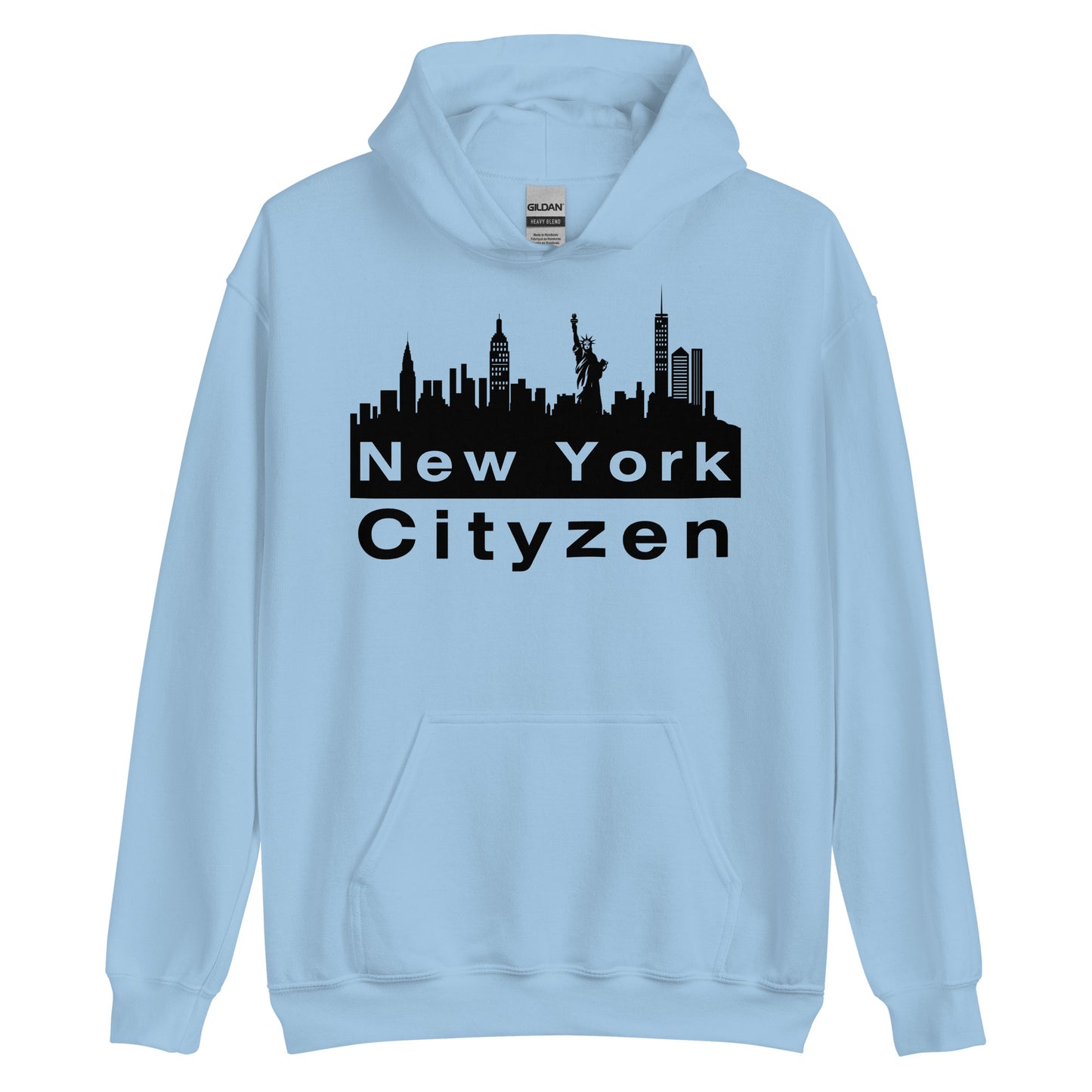 New York Cityzen Hoodie Large Front Print