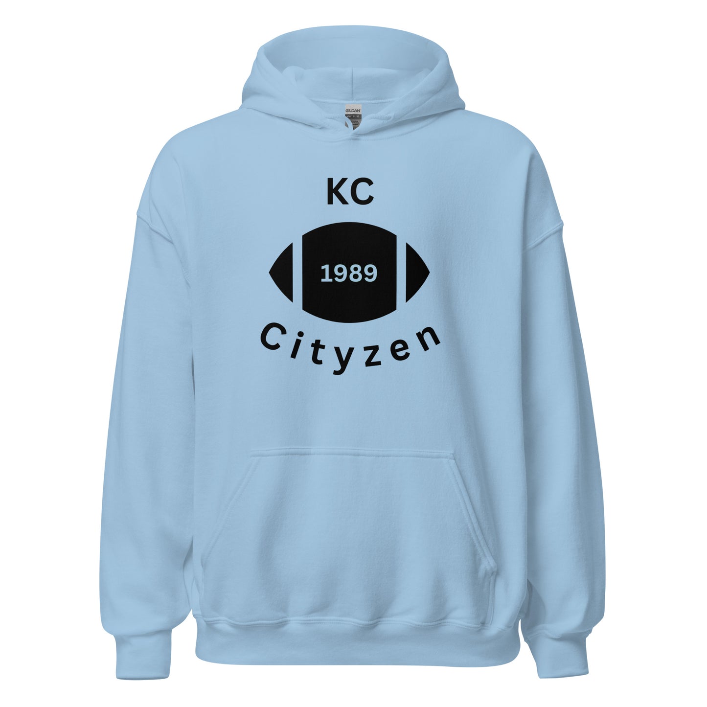 KC (Kansas City) Cityzen Hoodie Large Front Print