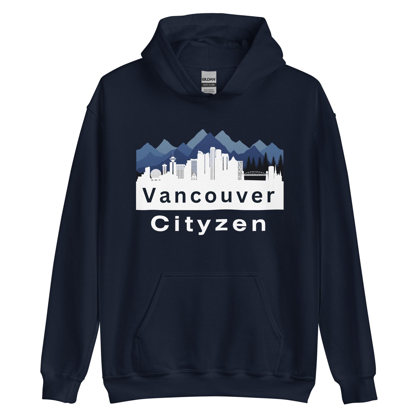 Vancouver Cityzen Hoodie Large Front Print