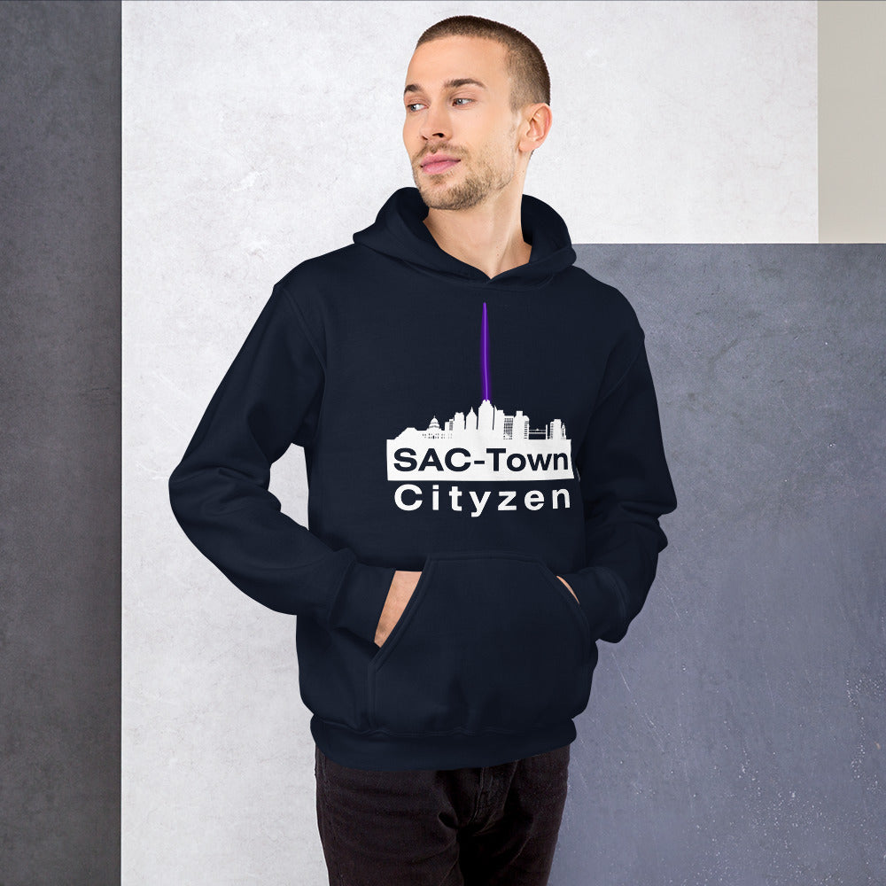 Sac Town (Sacramento) Cityzen Hoodie Large Front Print