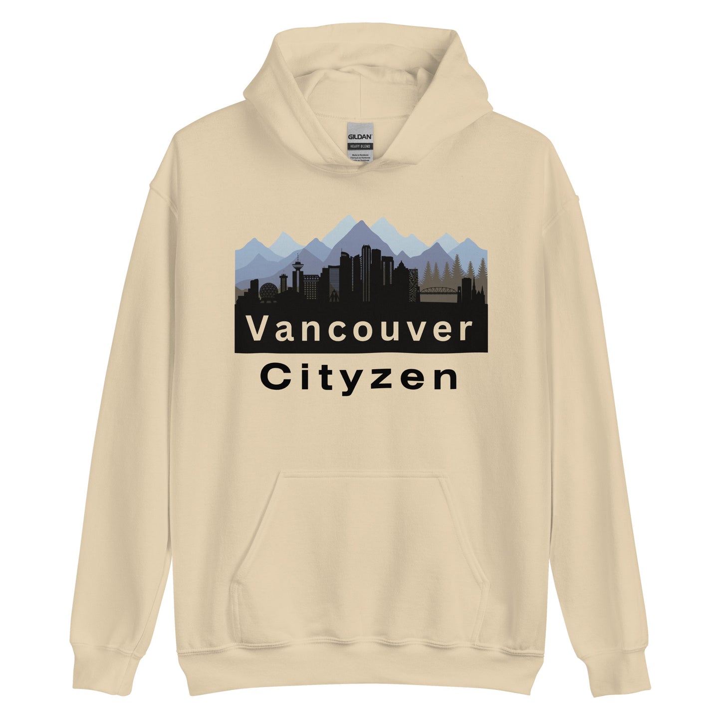 Vancouver Cityzen Hoodie Large Front Print