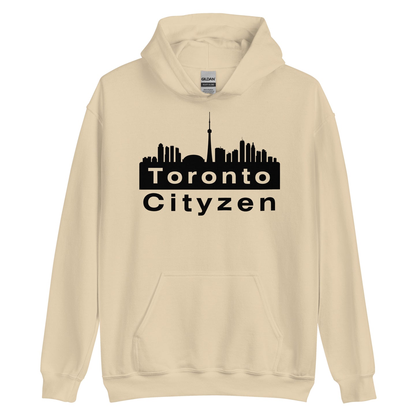 Toronto Cityzen Hoodie Large Front Print