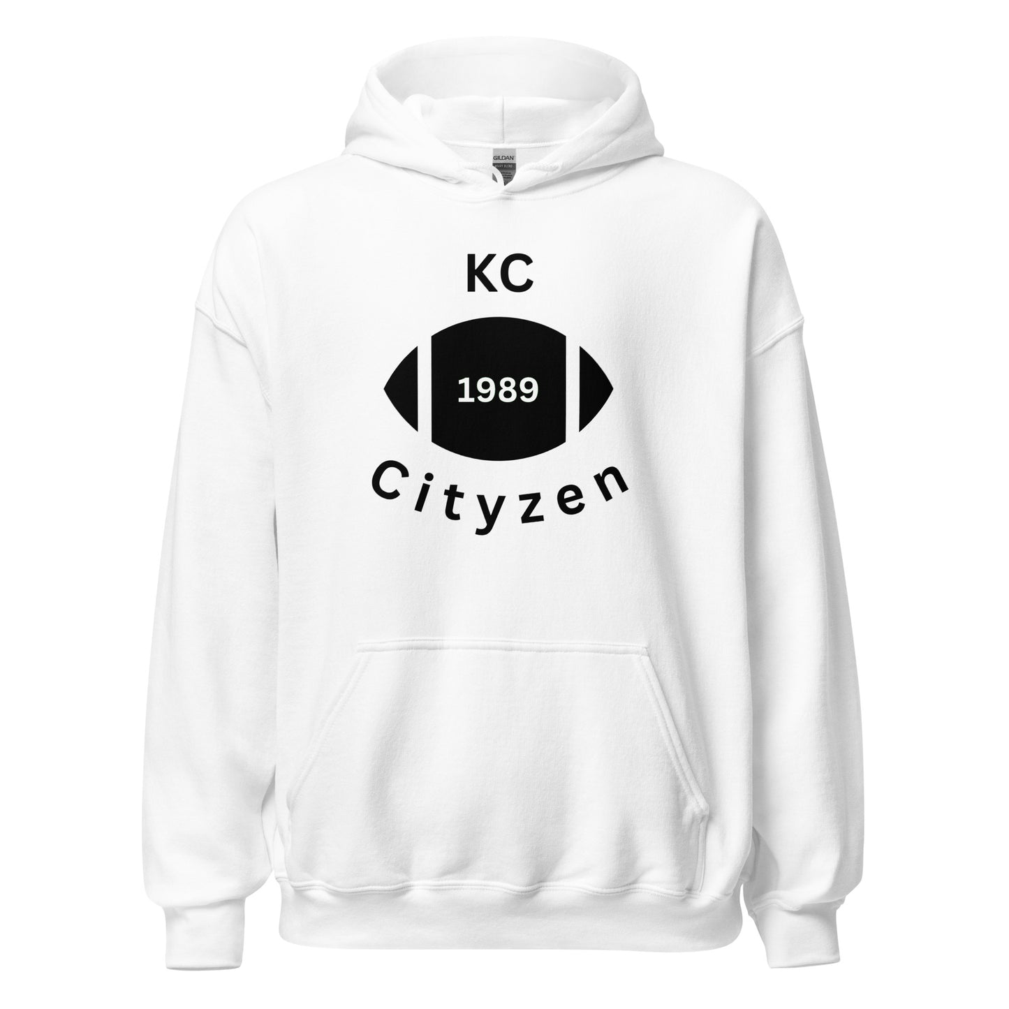 KC (Kansas City) Cityzen Hoodie Large Front Print