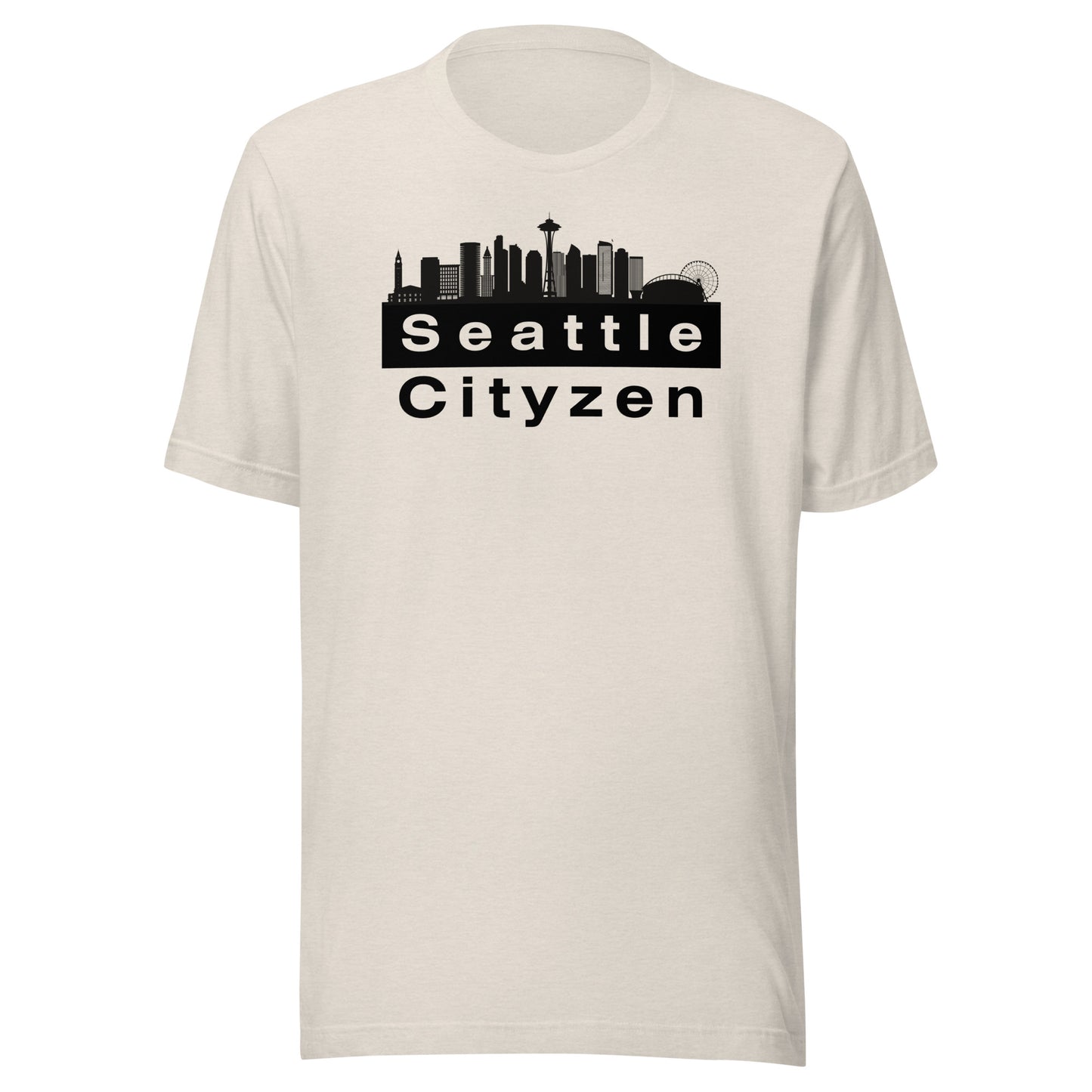 Seattle Cityzen T-Shirt Large Front Print