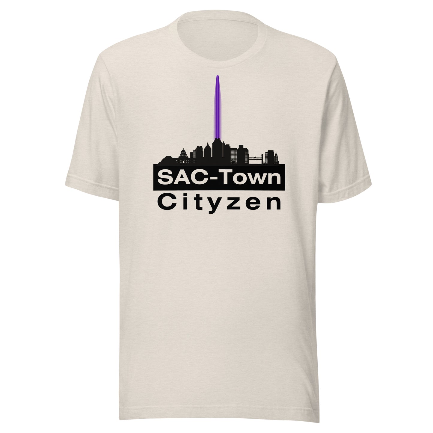 Sac Town (Sacramento) Cityzen T-Shirt Large Front Print