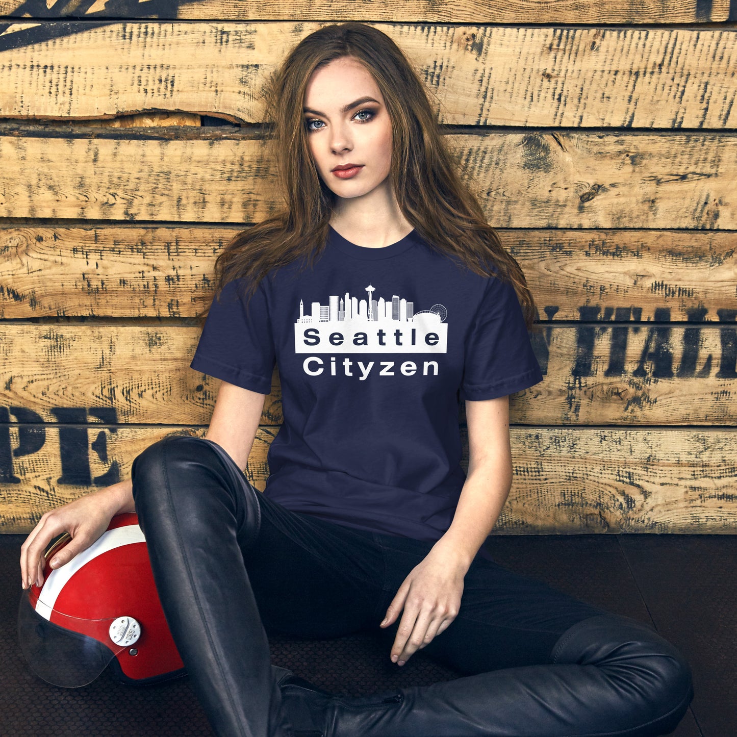 Seattle Cityzen T-Shirt Large Front Print