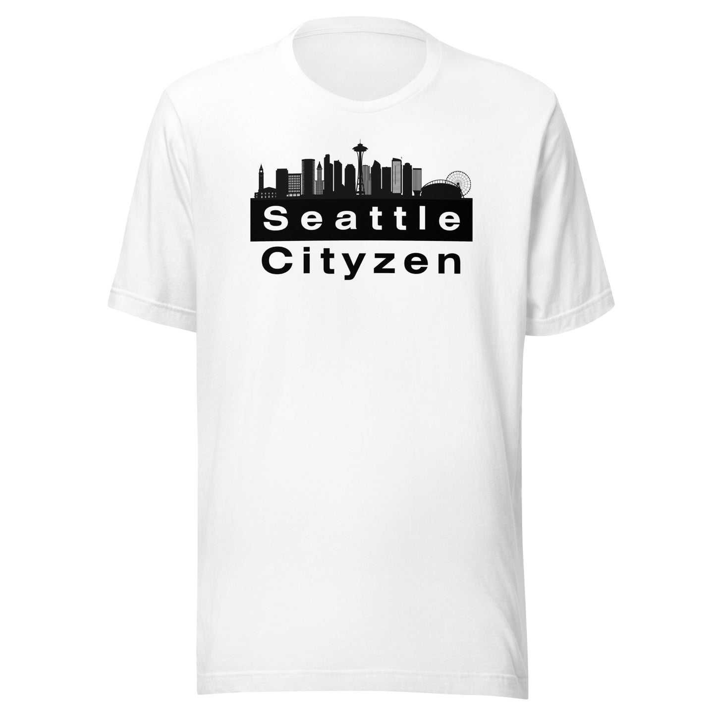Seattle Cityzen T-Shirt Large Front Print