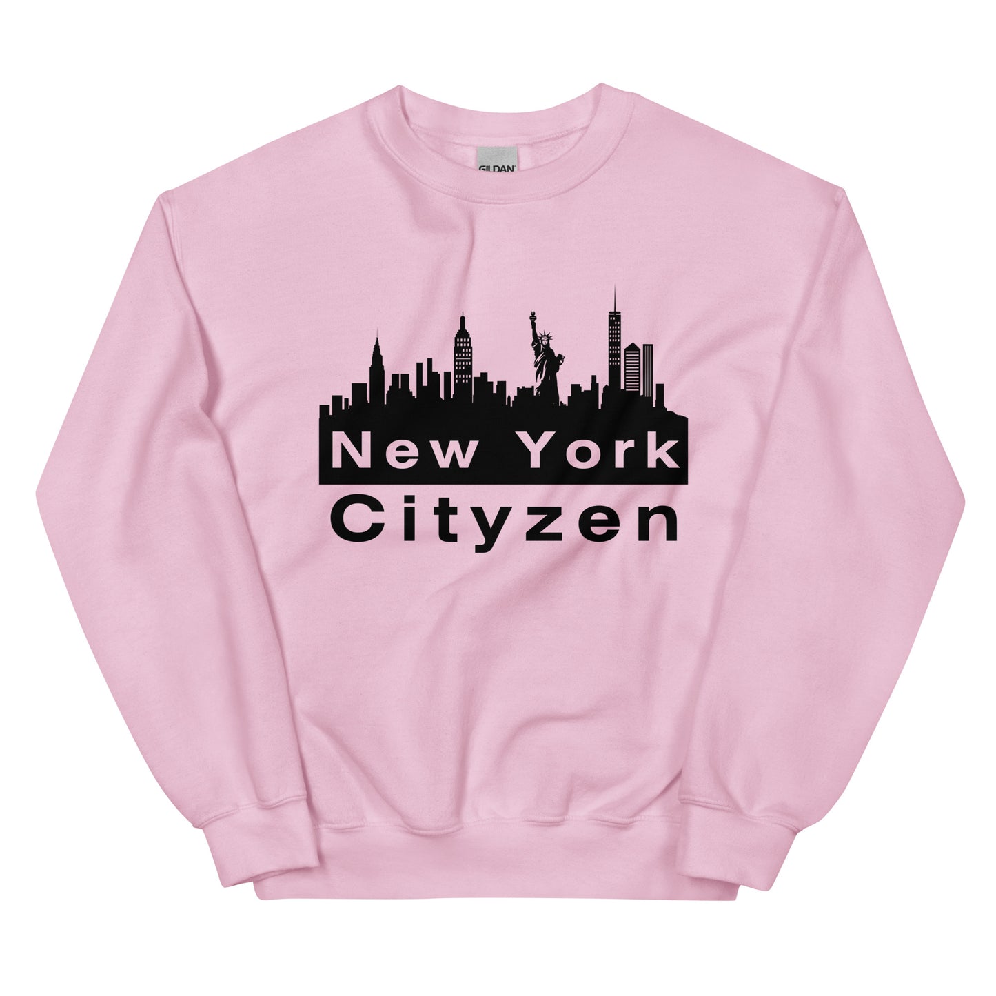 New York Cityzen Crewneck Sweatshirt Large Front Print
